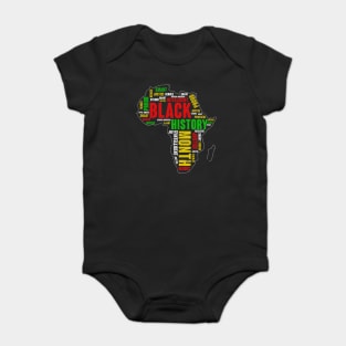 Black history Month, Black History Baby Bodysuit
